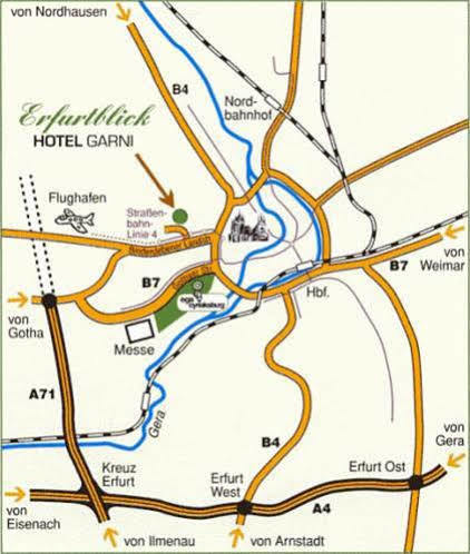 Hotel Erfurtblick מראה חיצוני תמונה